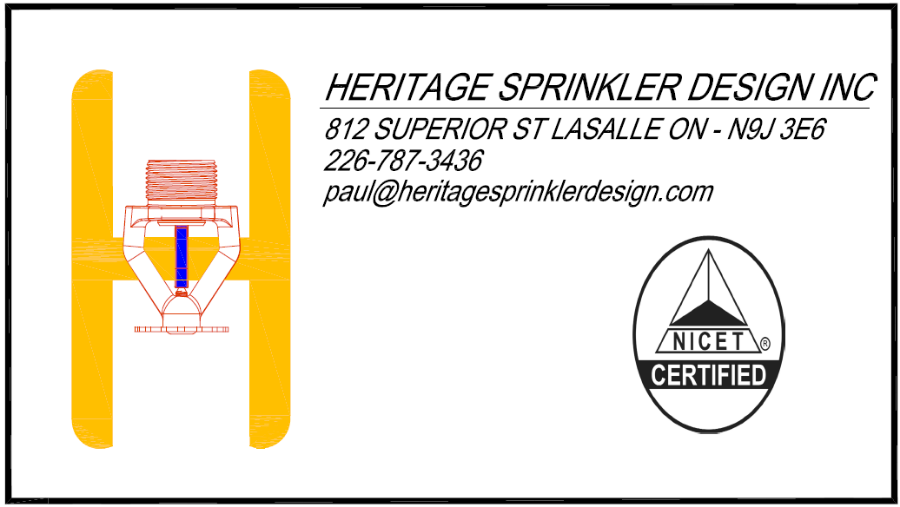 Heritage Sprinkler Design