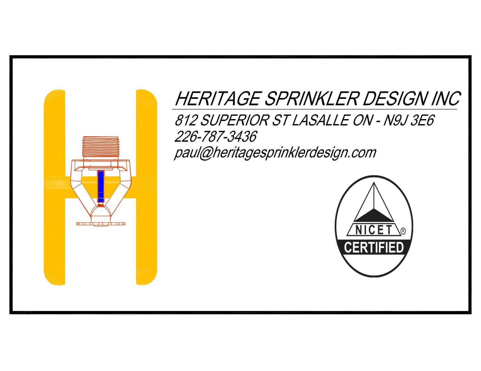 Heritage Sprinkler Design Inc.